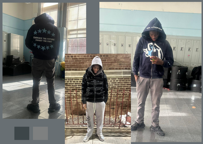 DLB zip-up hoodies